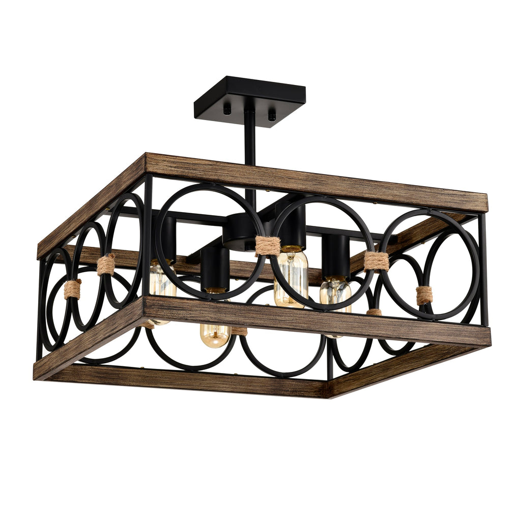 4-Light Square Kitchen Island Lights