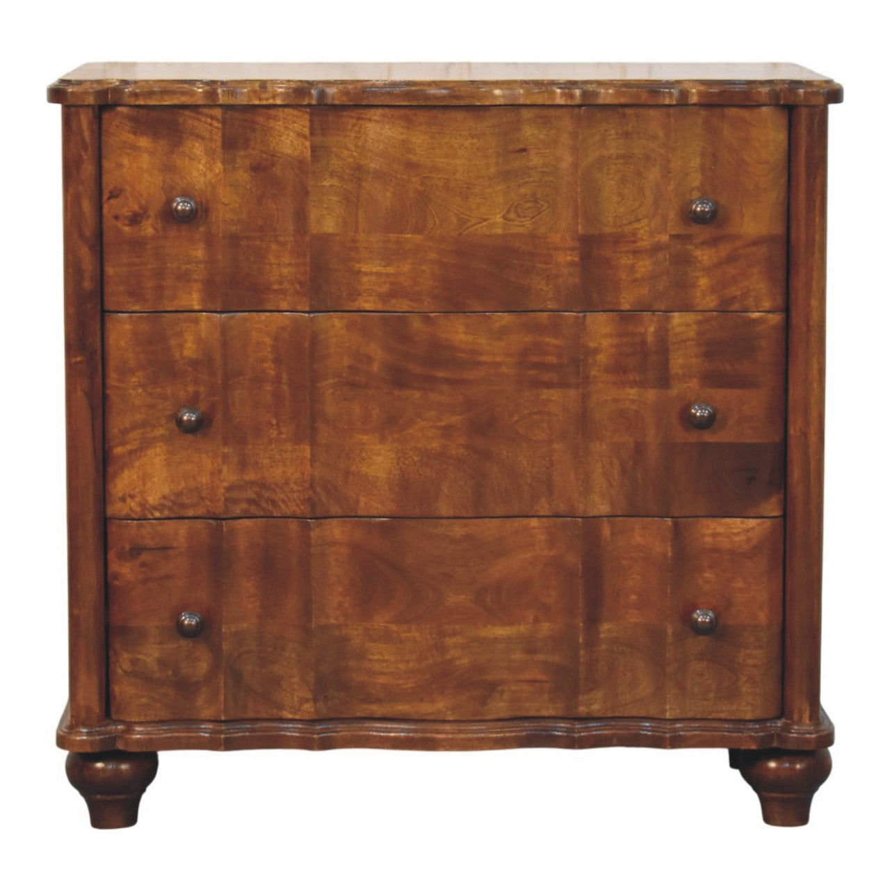 Solid Wood Lume 3 Drawer Chest