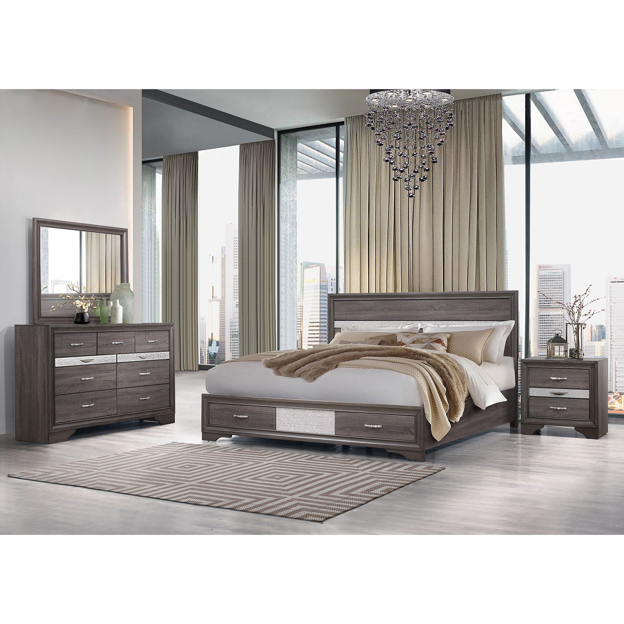 Ryder - Sparkle Mirror - Gray