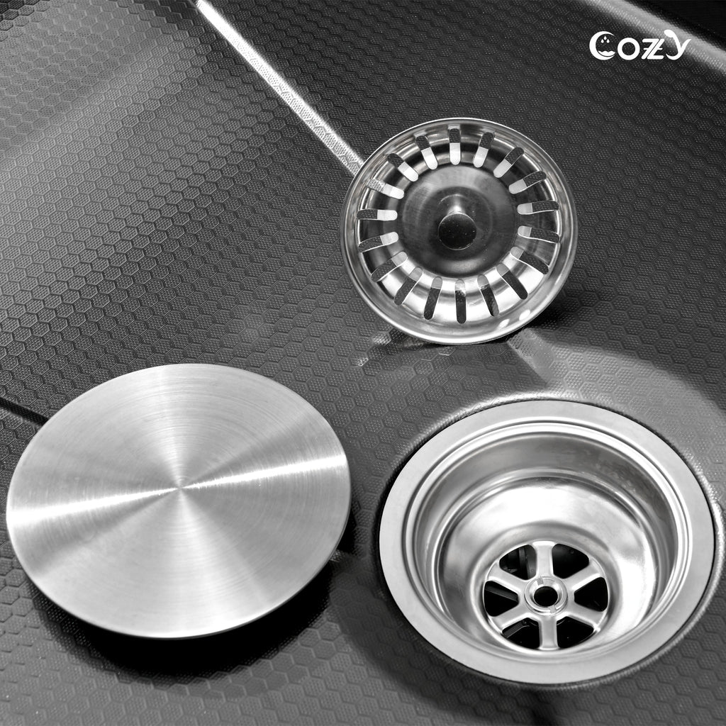 Waterfall Kitchen Sink, Stainless Steel Single Bowl
