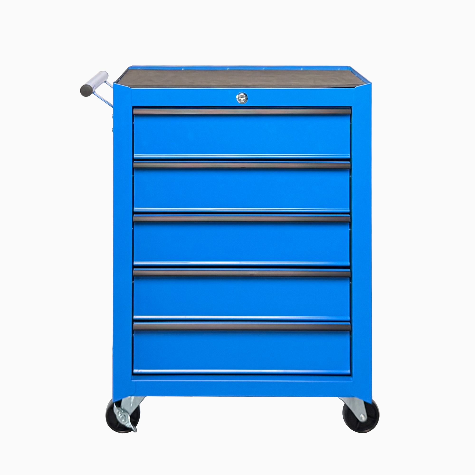 Rolling Metal Tool Chest with 5 Drawers, Blue