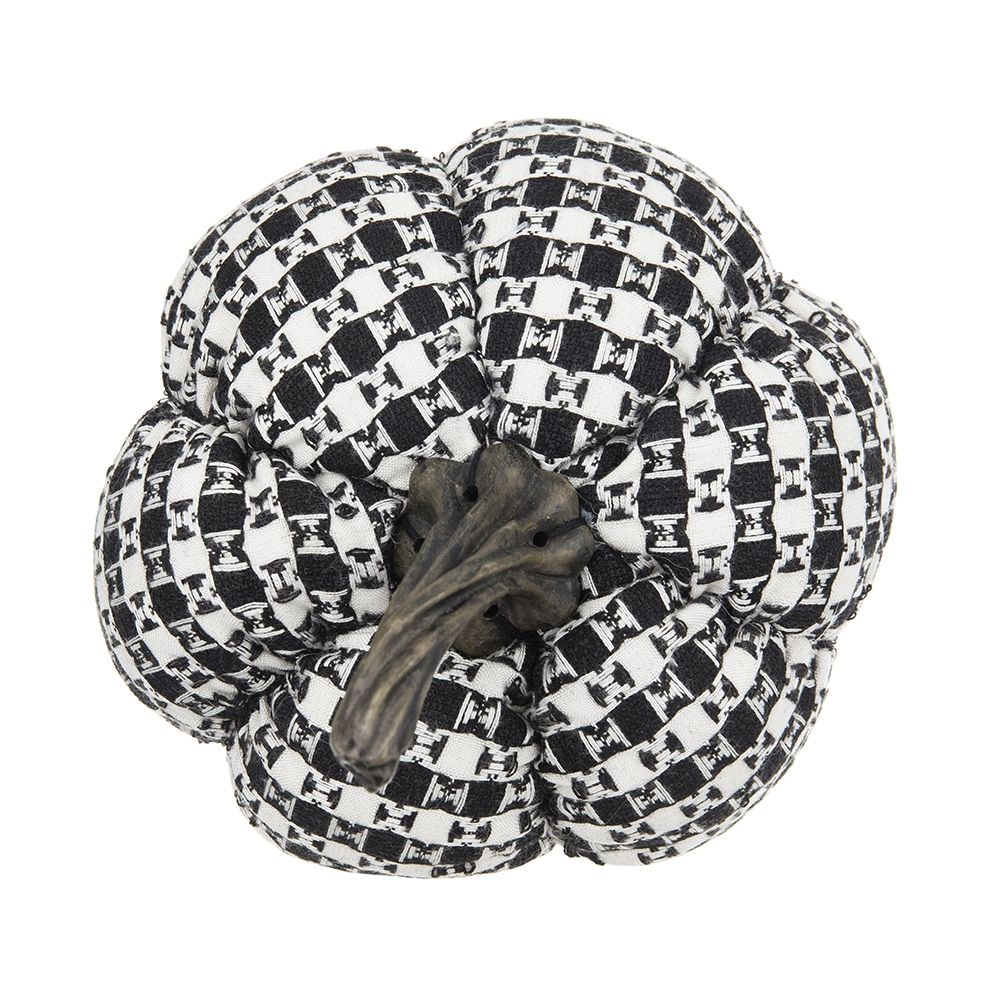 Plaid Pumpkin Decor, For Holiday Halloween Decoration