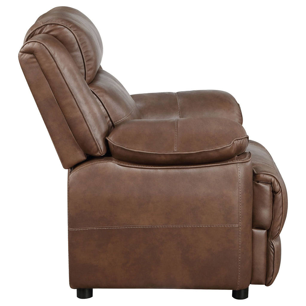 Worthington - Padded Arm Accent Chair - Dark Brown