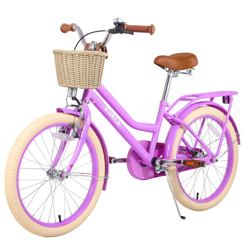 Girls Bike with Basket for Ages 7-10 Years - 20 Inch Wheels