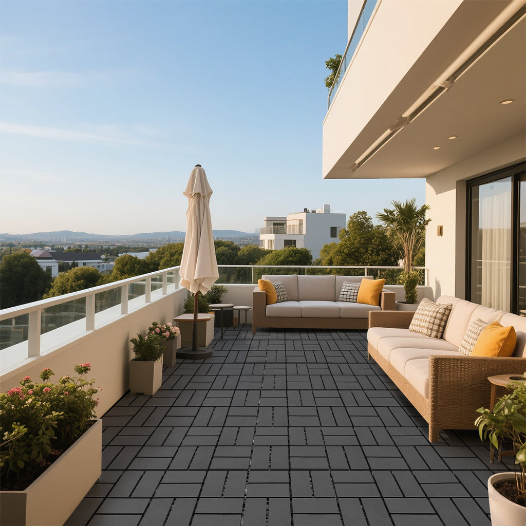 Plastic Interlocking Decking Tiles - Perfect for Any Outdoor Space
