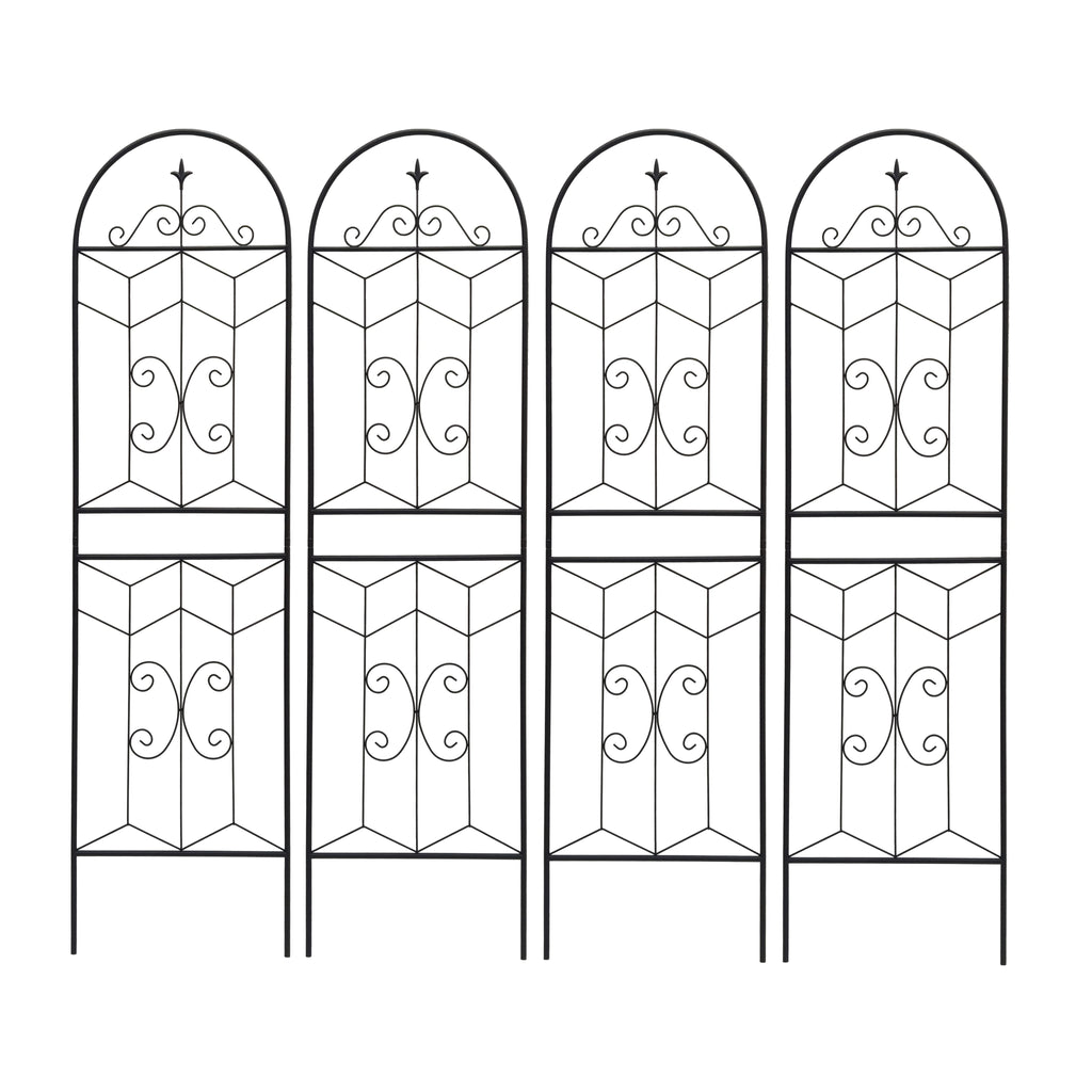 4 Pack Metal Garden Trellis