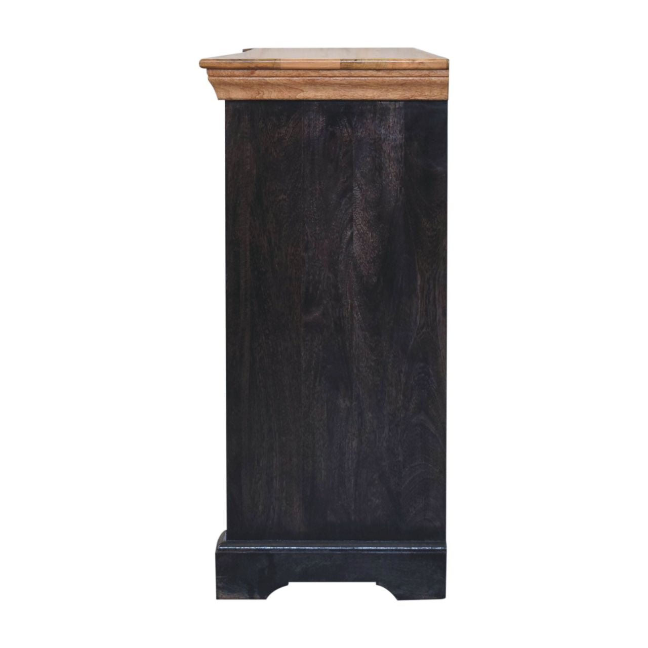 Solid Wood Regal Rustic Sideboard - 6 Compartments