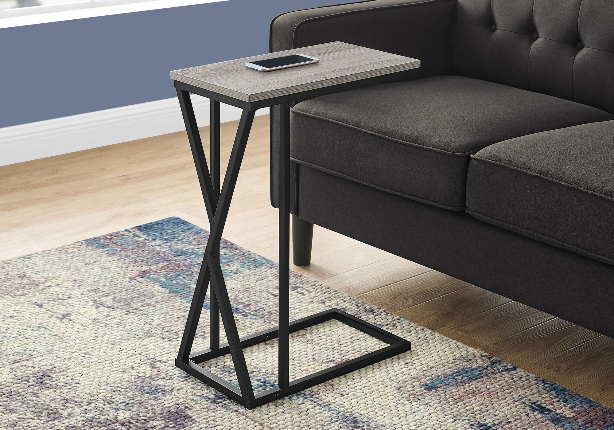 Accent Table C-Shaped - Contemporary Modern