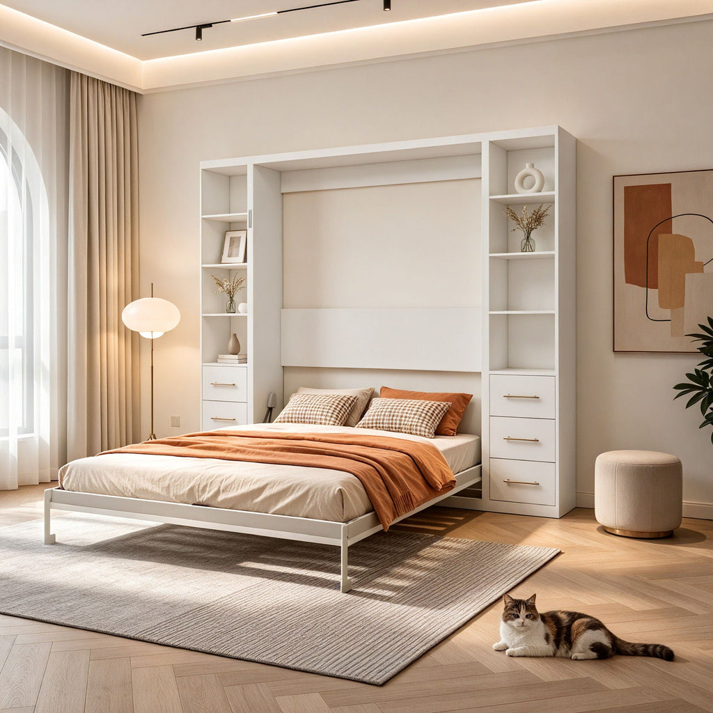 Folding Vertical Murphy Wall Bed