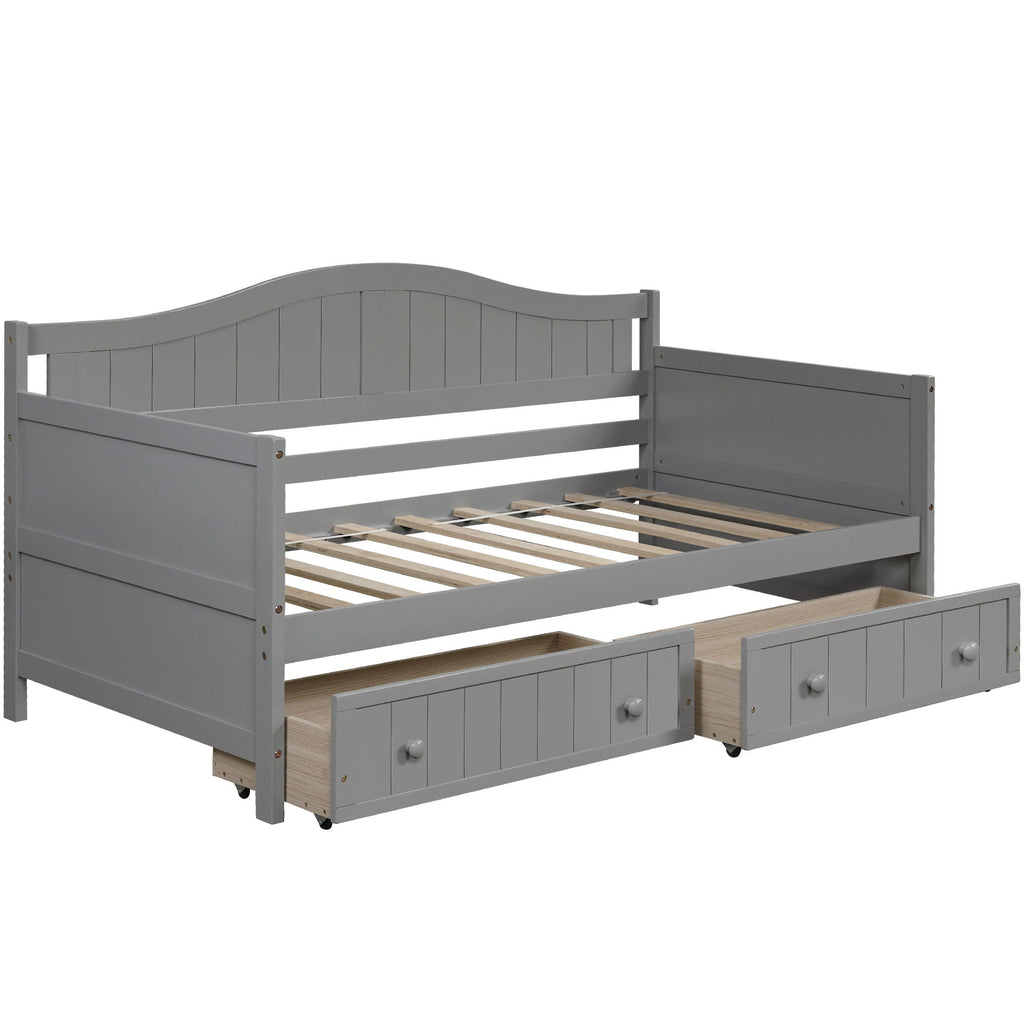 Wooden Daybed, Sofa Bed, No Box Spring Needed