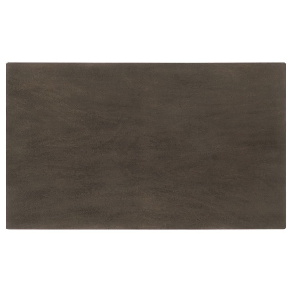 Perkins - 5 Piece Rectangular Dining Set With Chairs - Dark Brown