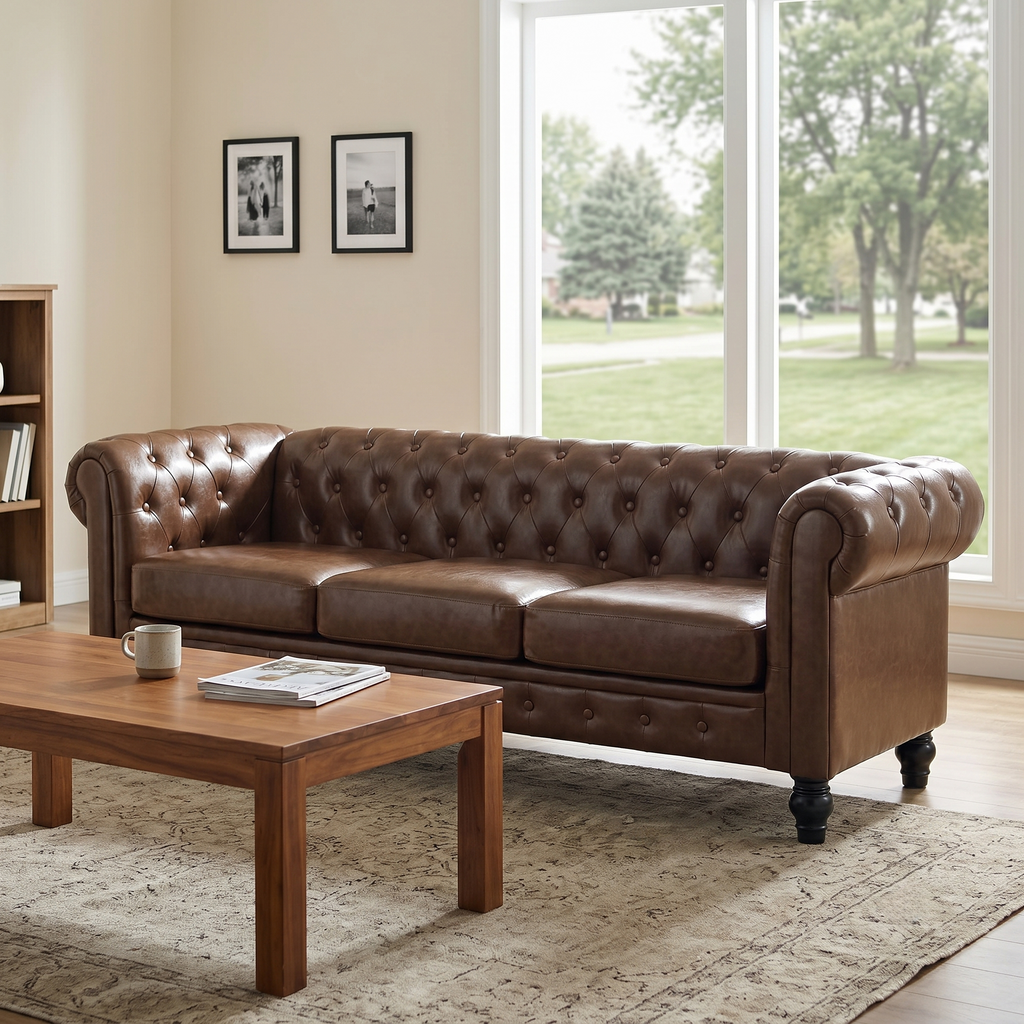 Elegant Tufted Sofa