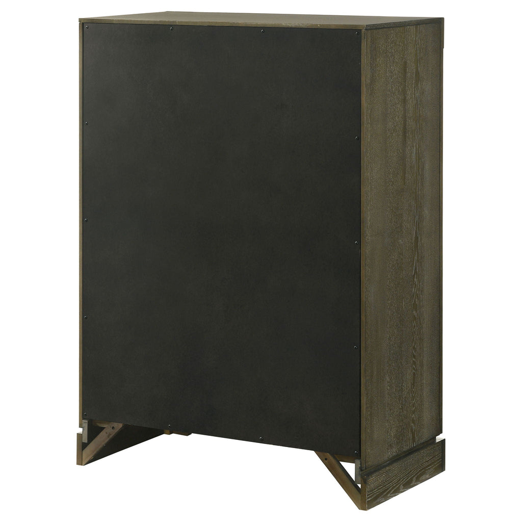 Harbington - 5 Drawer Chest - Chocolate
