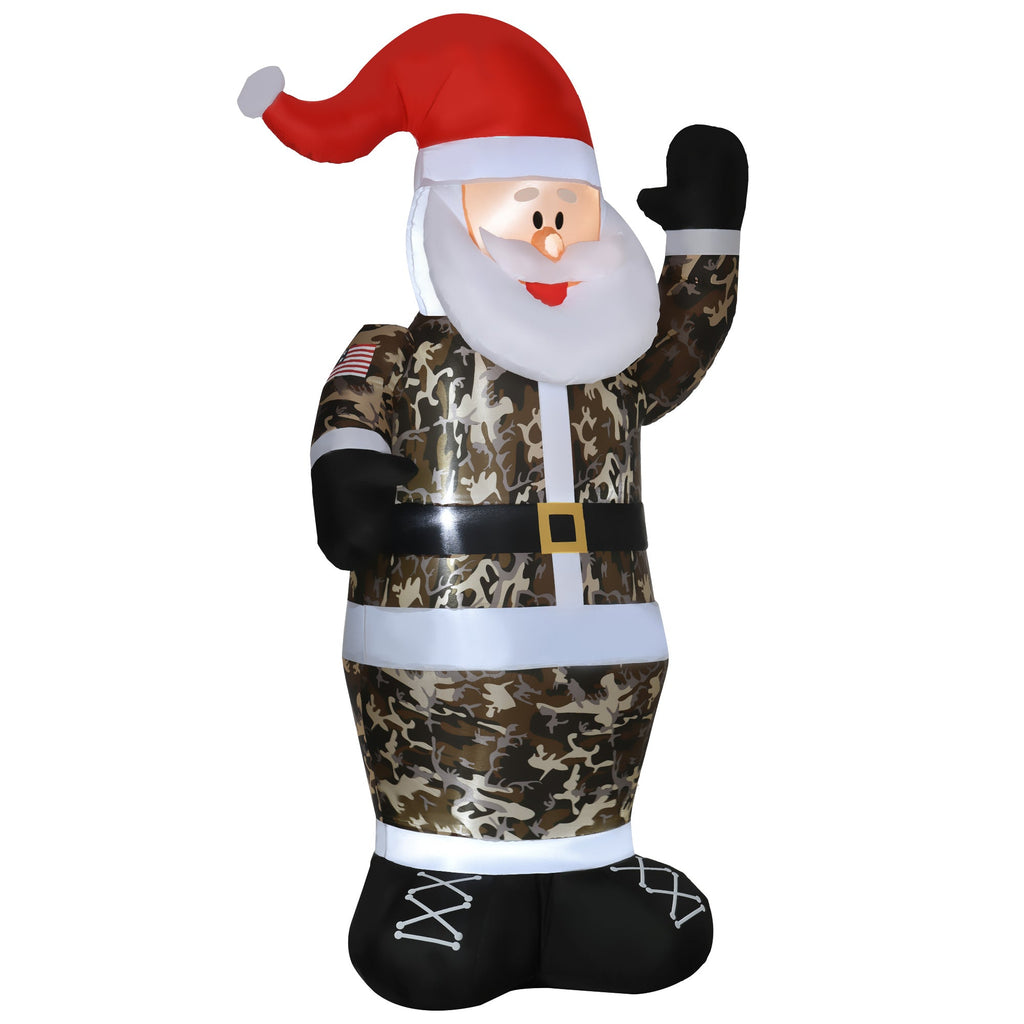 HOMCOM 8' Christmas Inflatables Outdoor Decorations