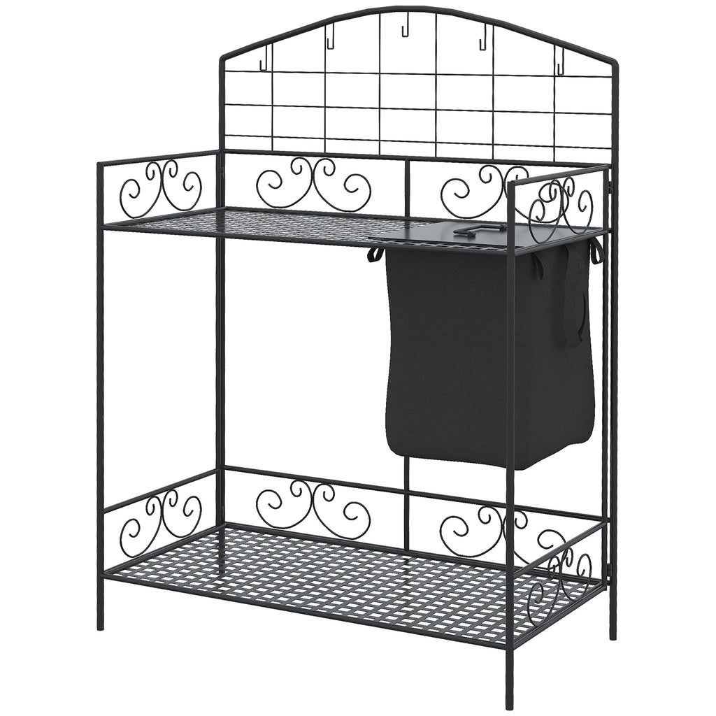 Outsunny Folding Potting Bench Table