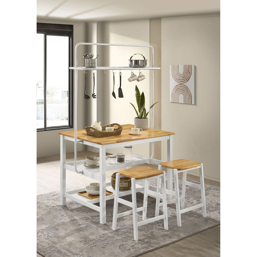 Cowichan - Backless Counter Stool (Set of 2) - White