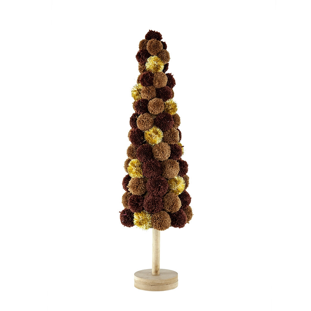 Tall Tree Christmas Table Decor, Coffee