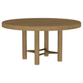Arini 60-inch Round Wood Dining Room Table Sand Wash