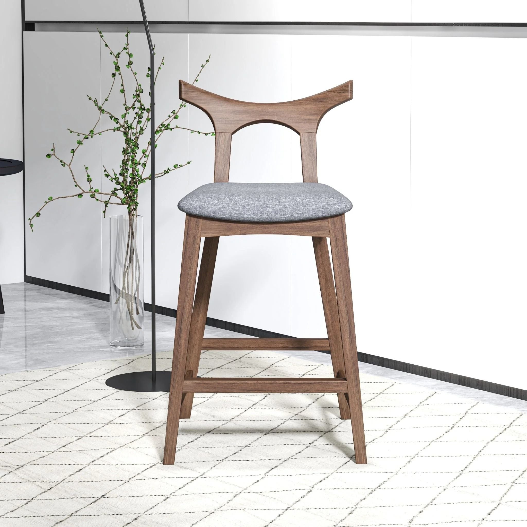 Hester - Upholstered, Square Bar Chair (Set of 2)