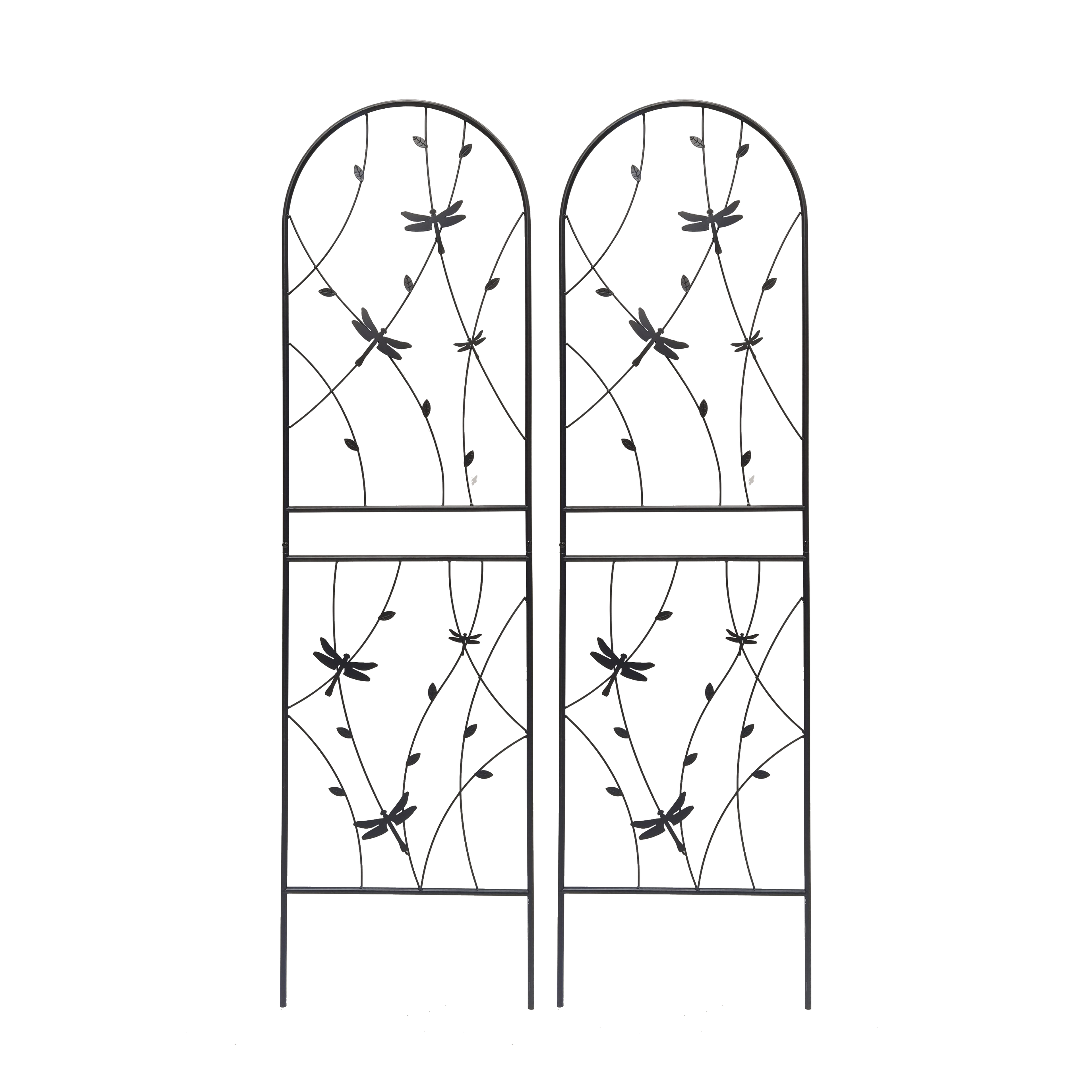 4 Pack Metal Garden Trellis for Climbing Plants