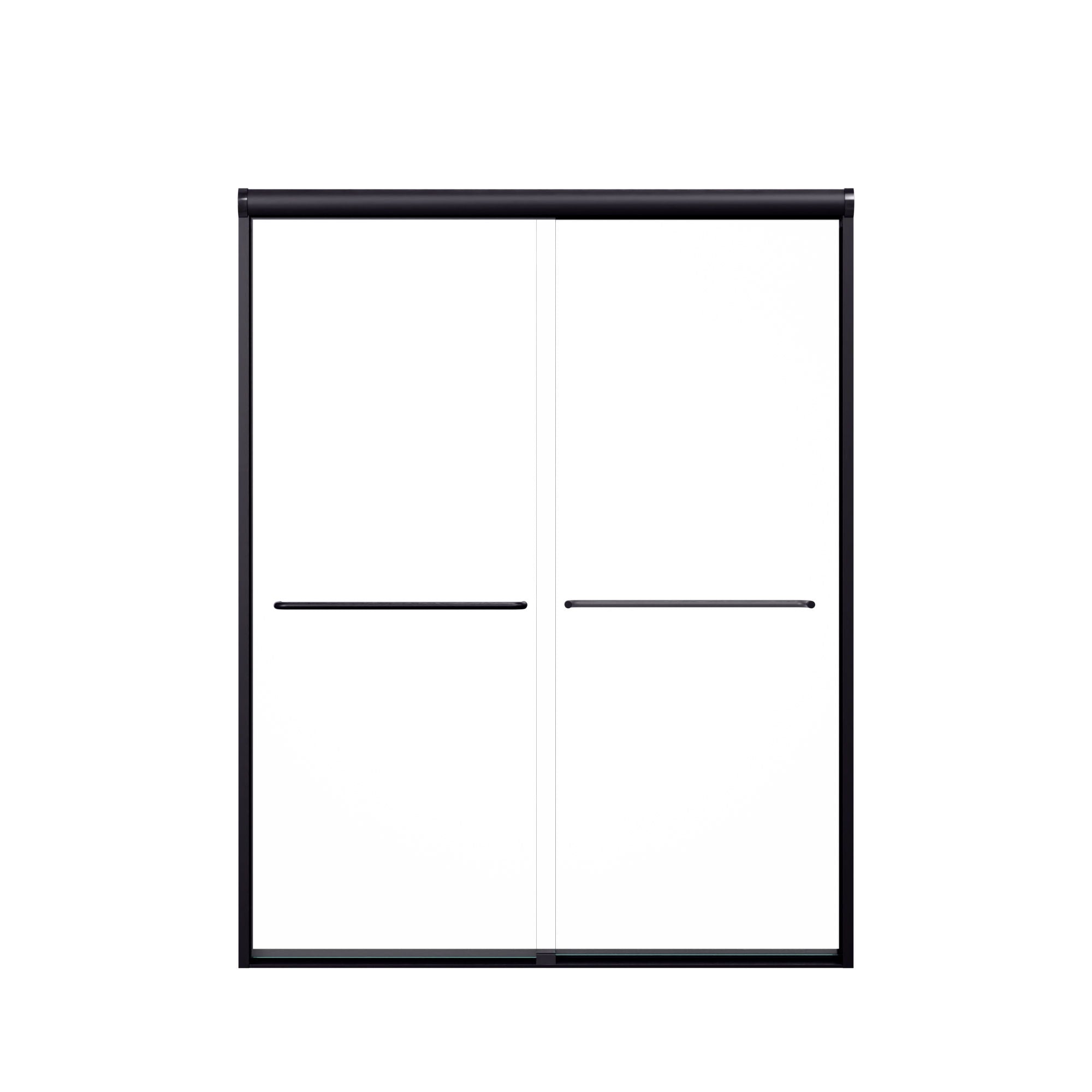 Modern Semi Frameless Double Sliding Shower Door