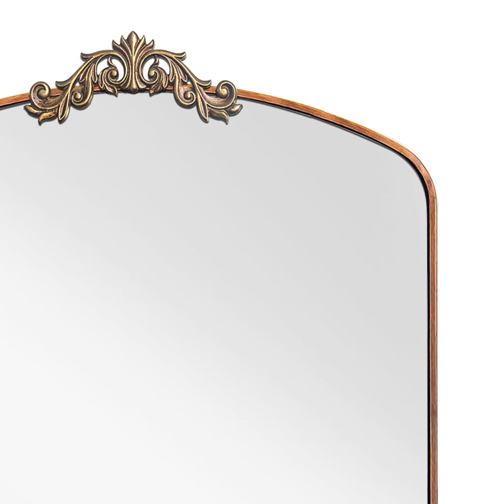 Vintage Ornate Arched Full Length Mirror