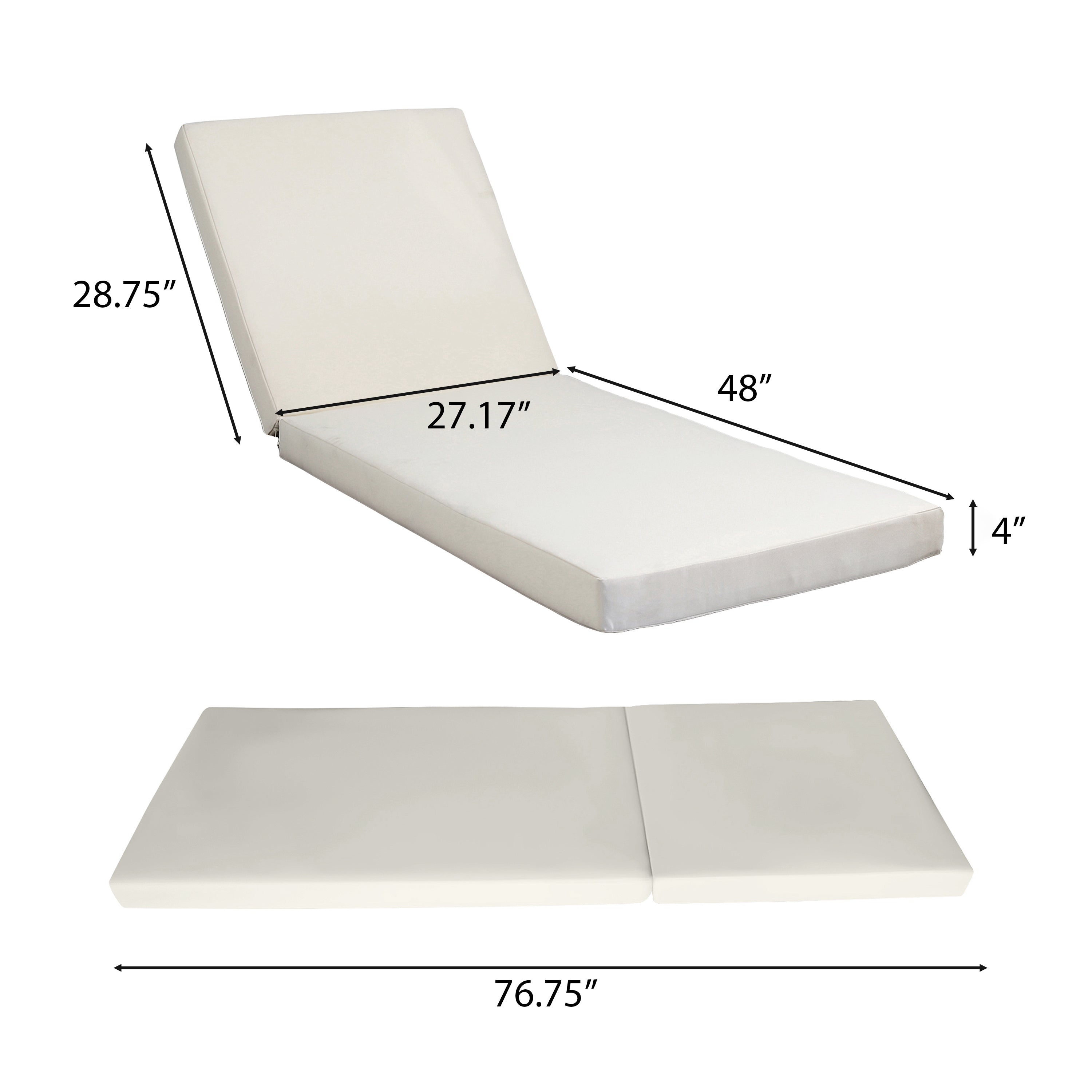 Broadway/Ian Chaise Lounge Cushion