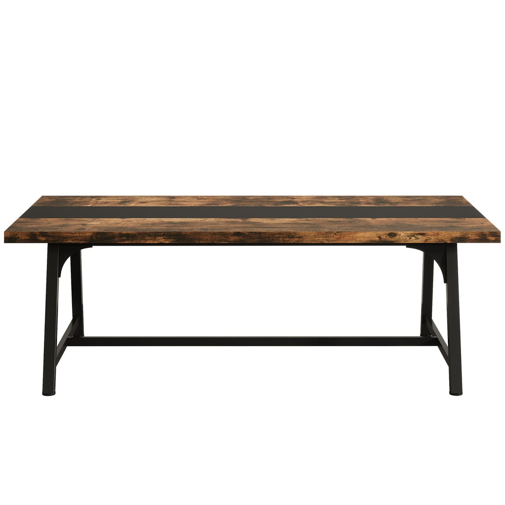 Modern Rectangular Conference Table For 6 - 8 People, Office Executive Desk