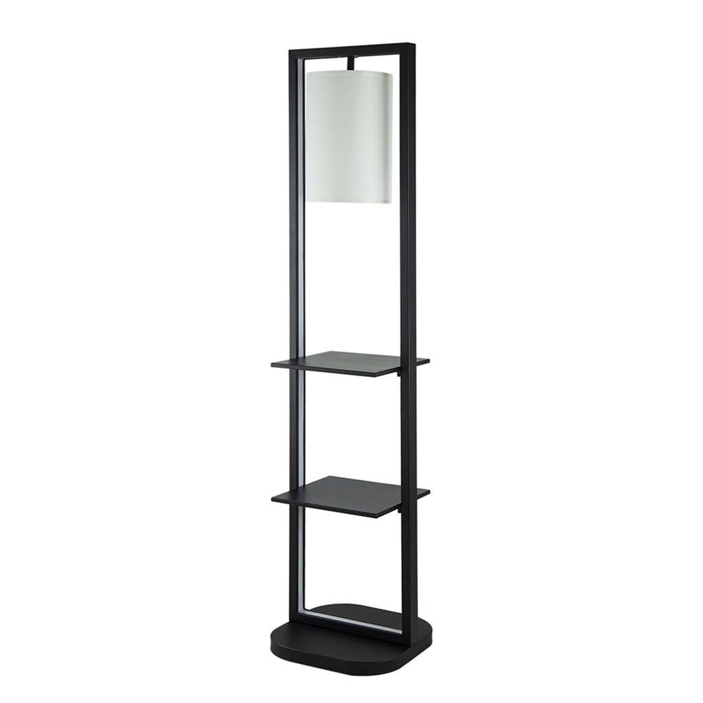 Two Tiered Vertical Shelving Stand with Light