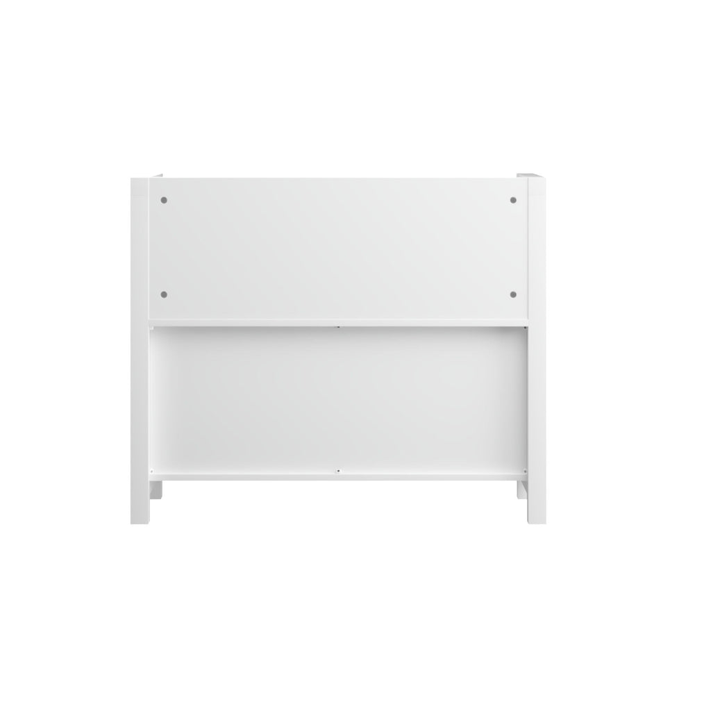 Bookshelf With 3 Tier Front Facing Storage And 3 Bins, Toddler Bookcase For Playroom - White