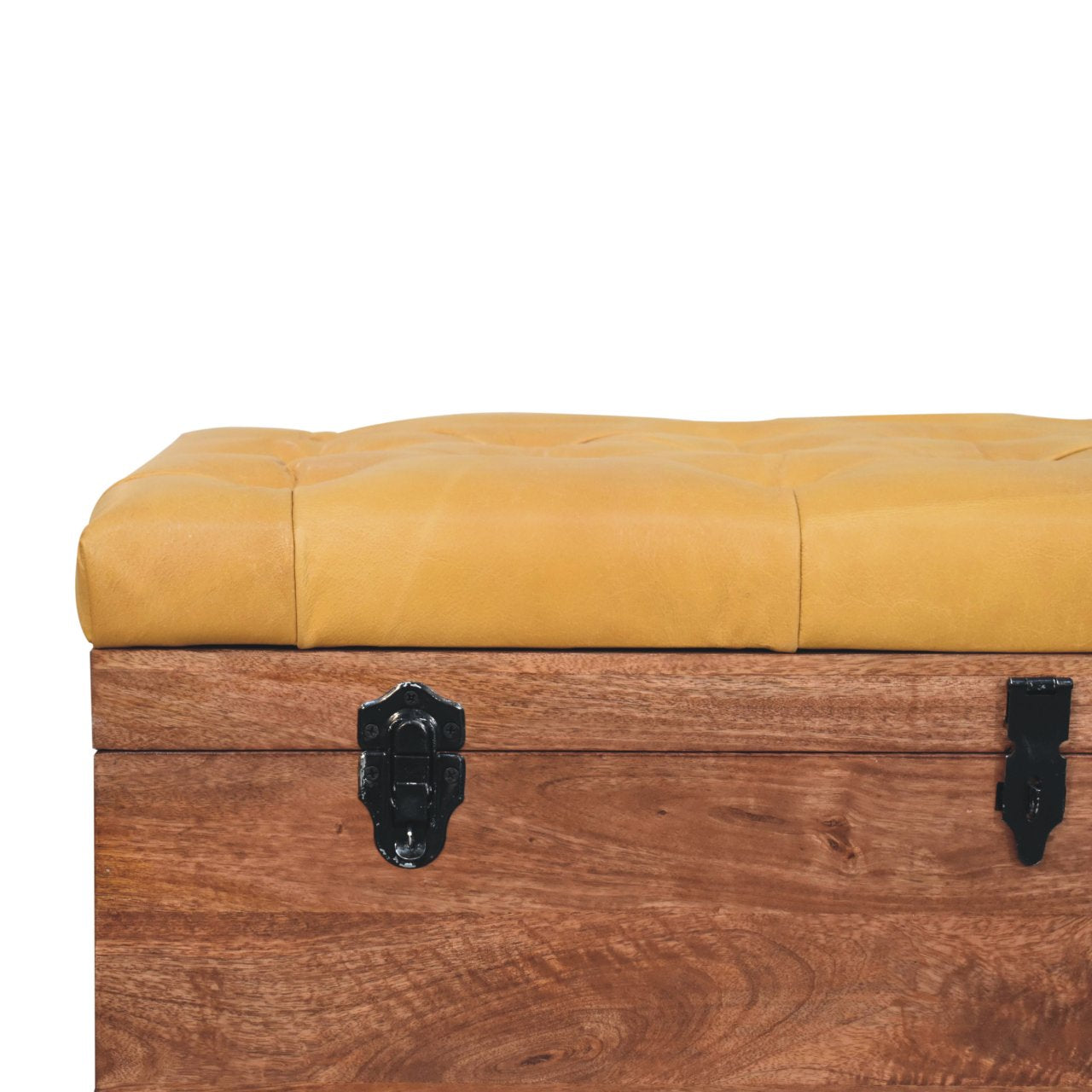 Solid Wood Buffalo Hide Honey