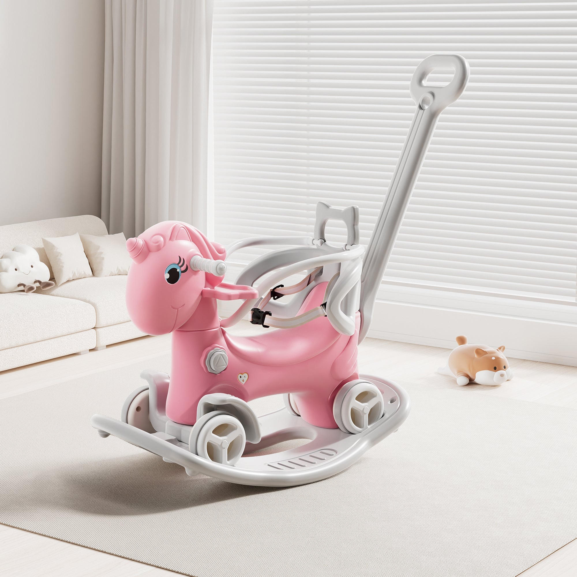 Rocking Horse for Toddlers - Unicorn Kids Ride On Toy