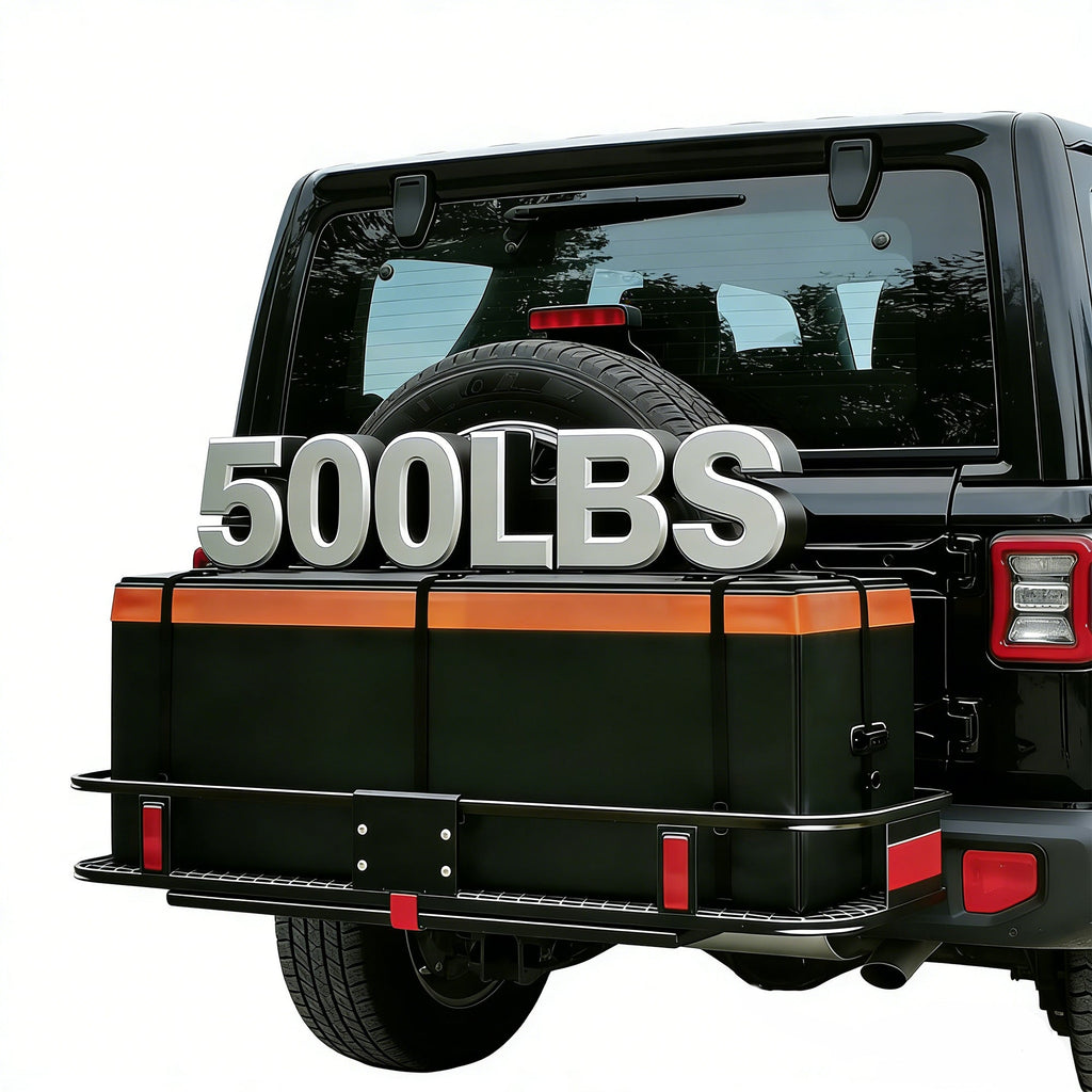 Heavy Duty Folding Hitch Mount Cargo Carrier
