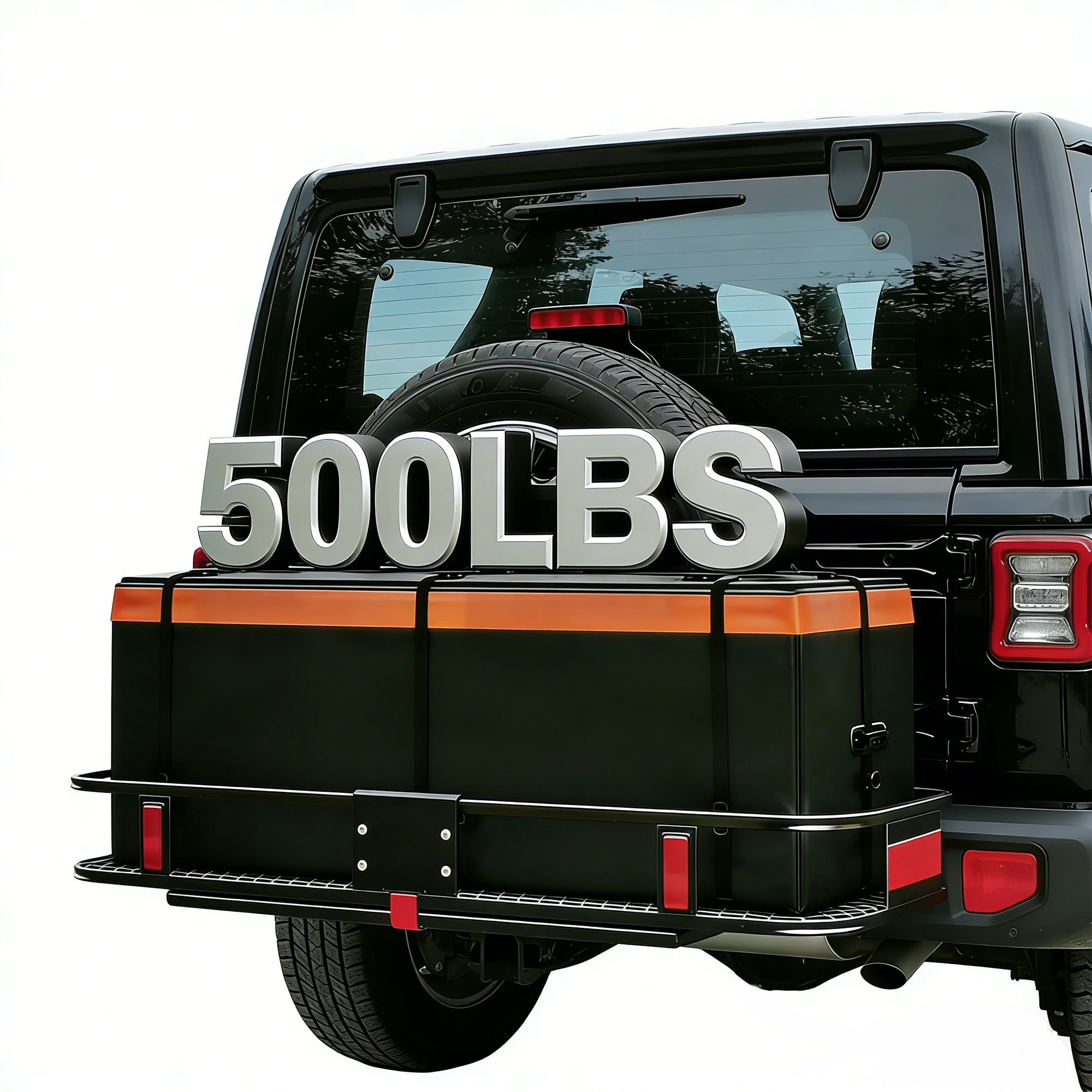 Heavy Duty Folding Hitch Mount Cargo Carrier