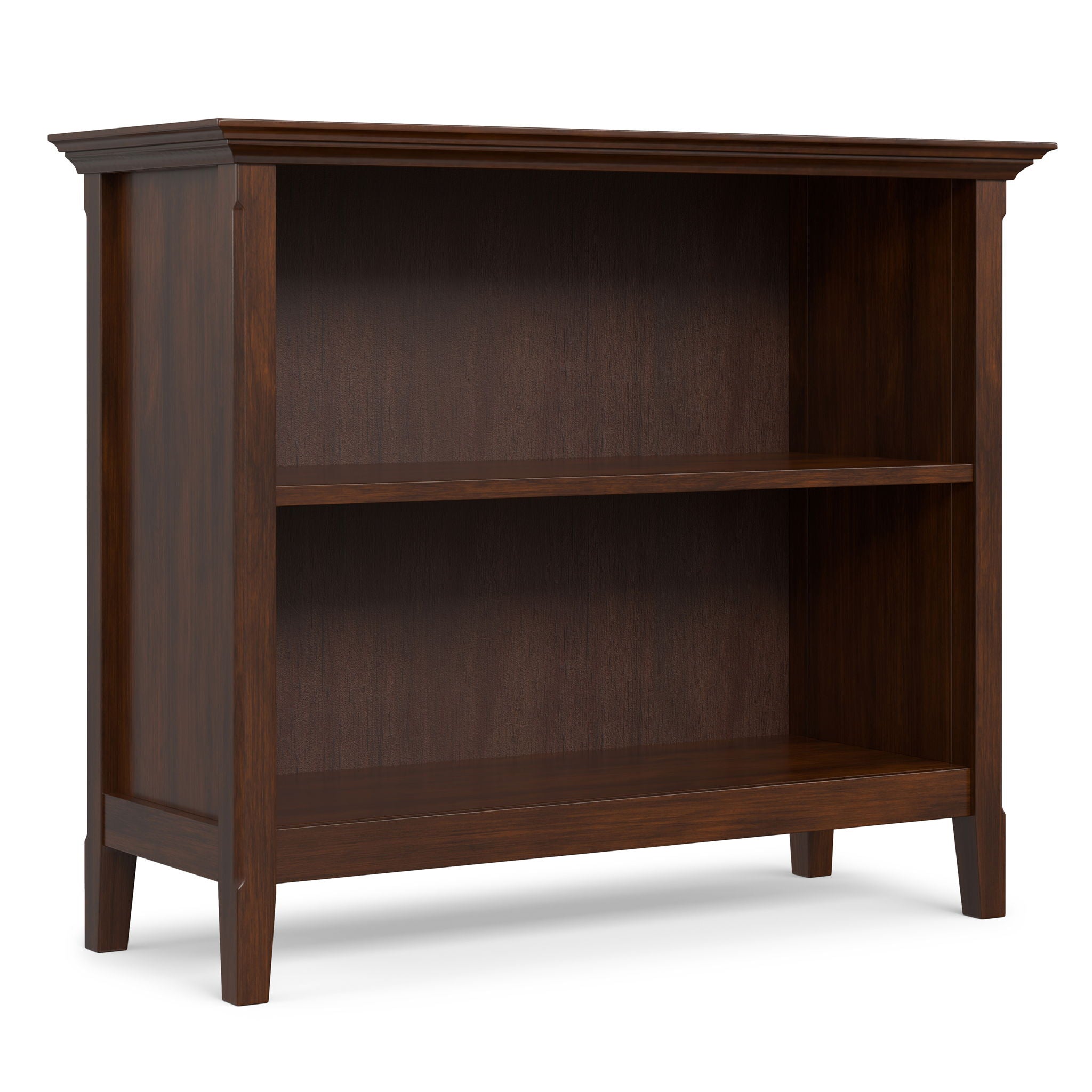 Amherst - 2 Shelf Bookcase - Brown