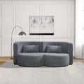 Folding Sofa Bed - Convertible Teddy Bear Fabric Sleeper