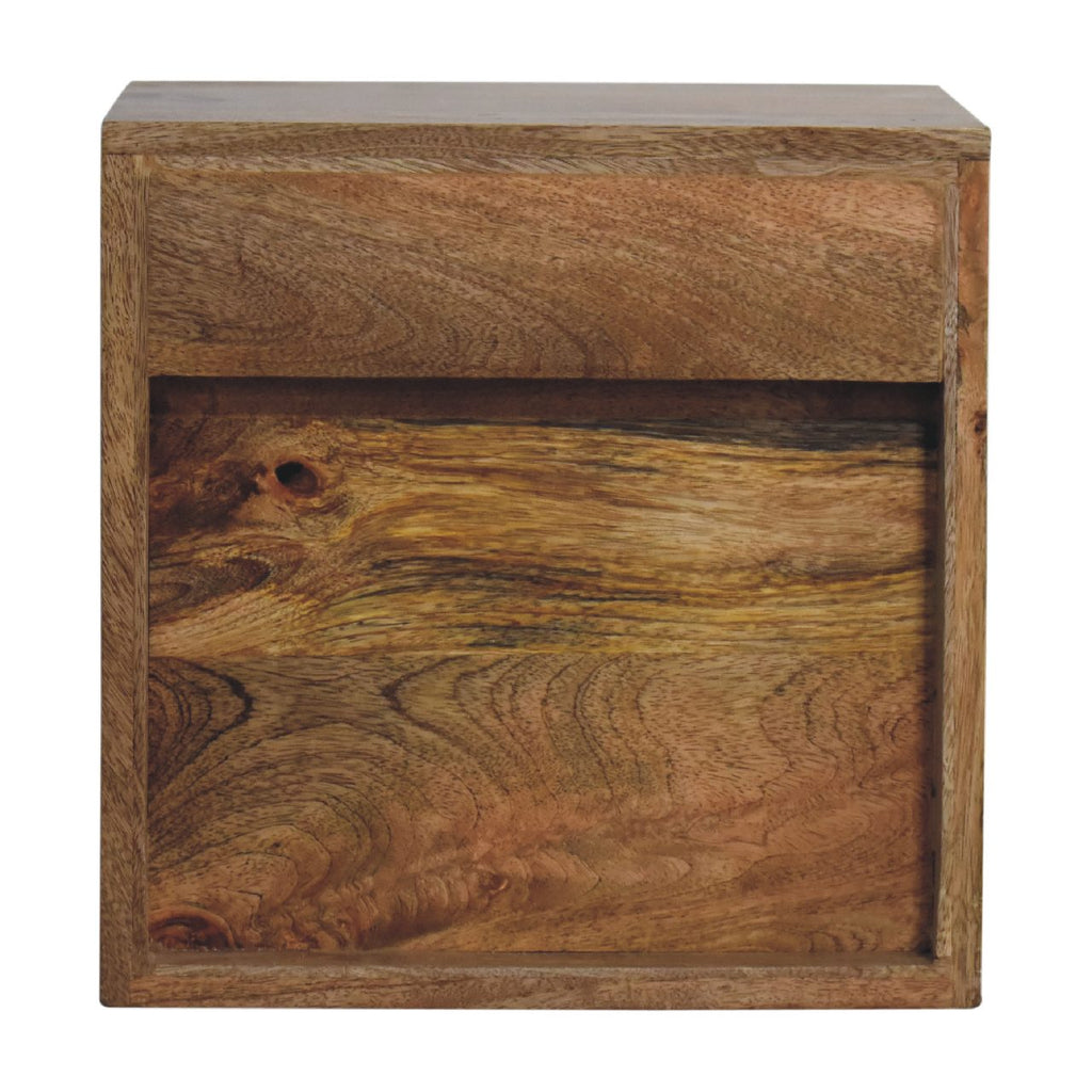 Solid Wood Floating Mini Classic Bedside Table