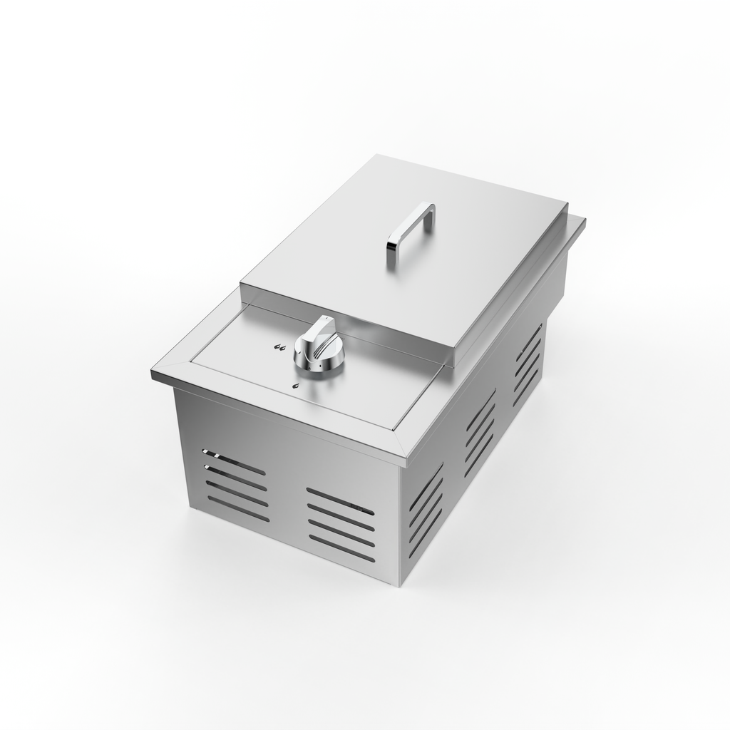 Single Grilling Side Burner, 15,000BTU Liquid Propane