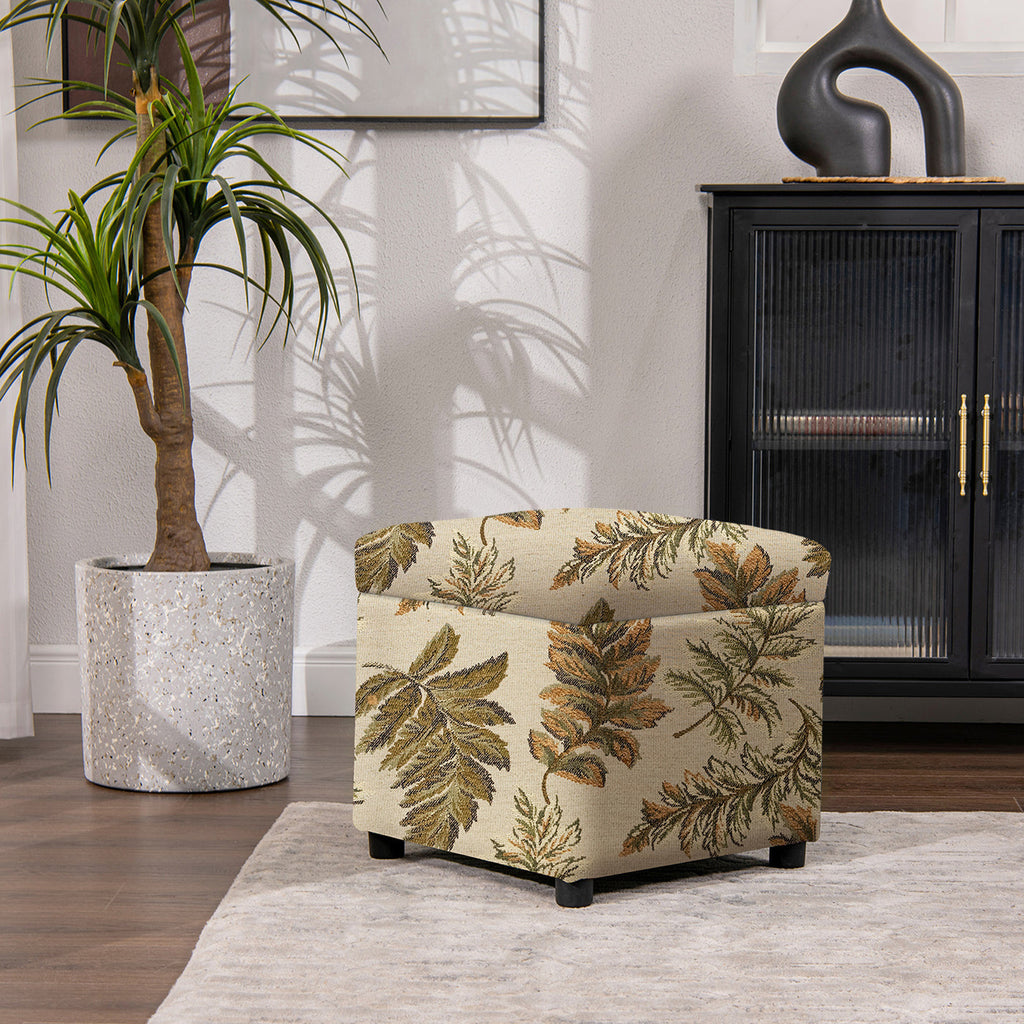 Jacob 18" Storage Cube Ottoman
