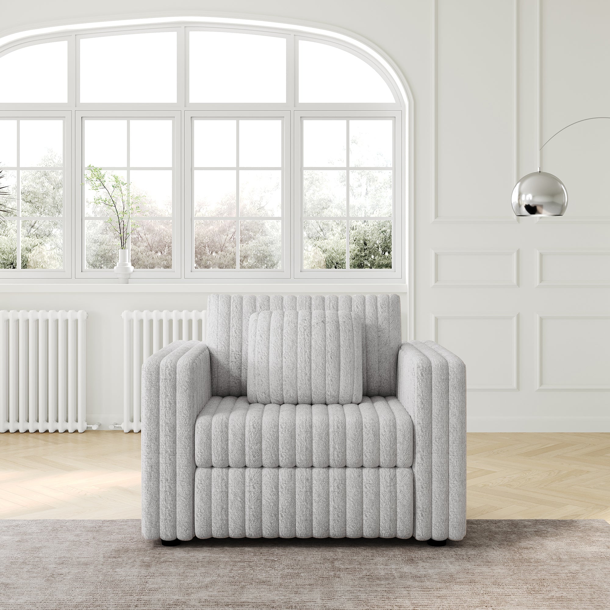 44.9" Modular Sofa Single - Light Gray