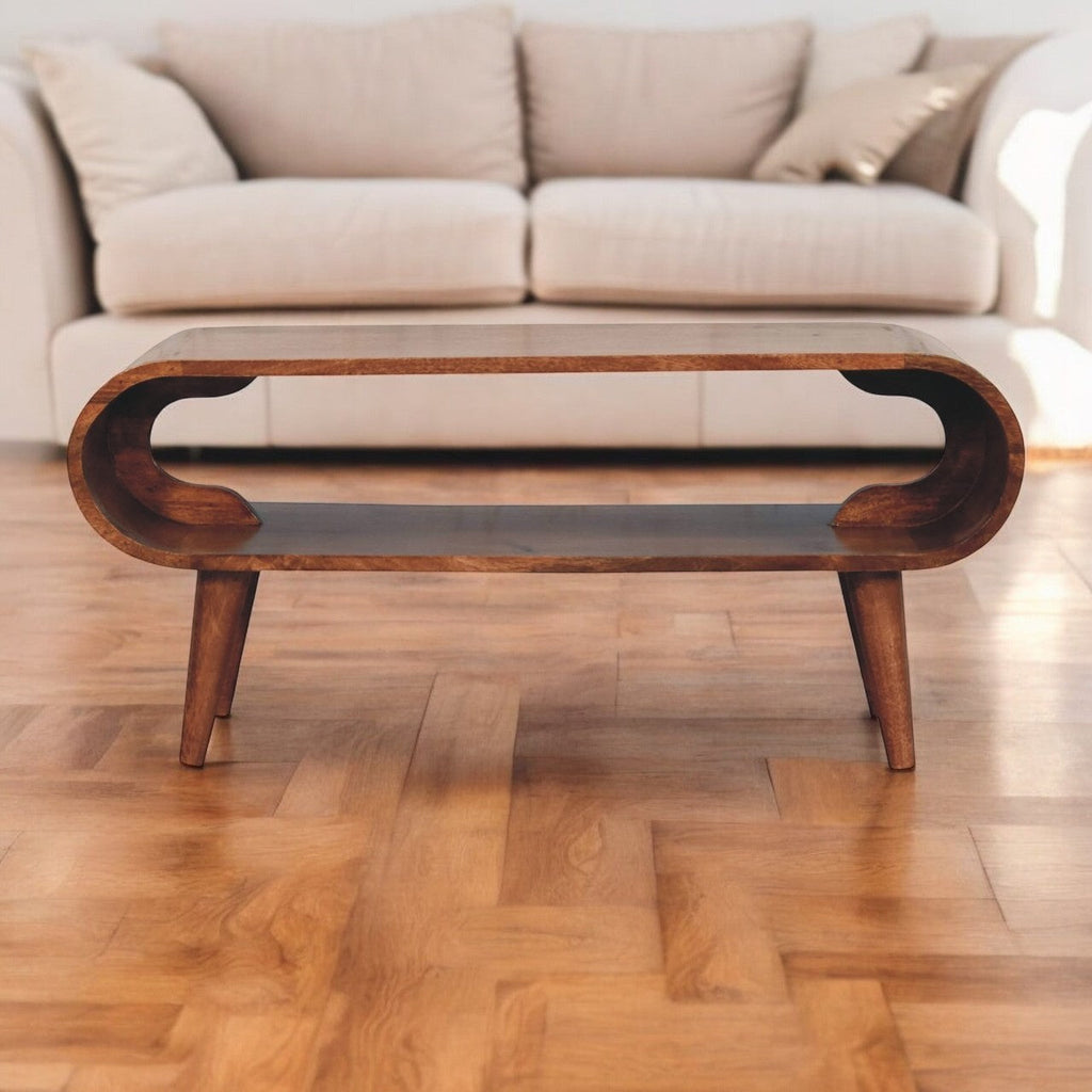 Solid Wood Amaya Nordic Style Coffee Table