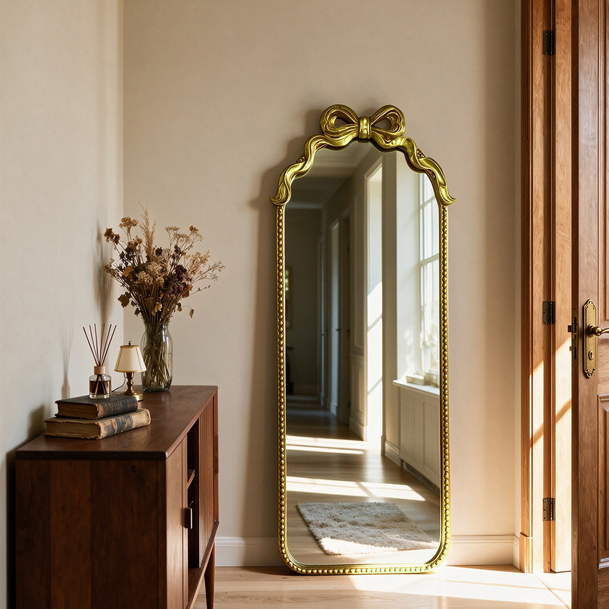 Gold Ornate Full Length Mirror
