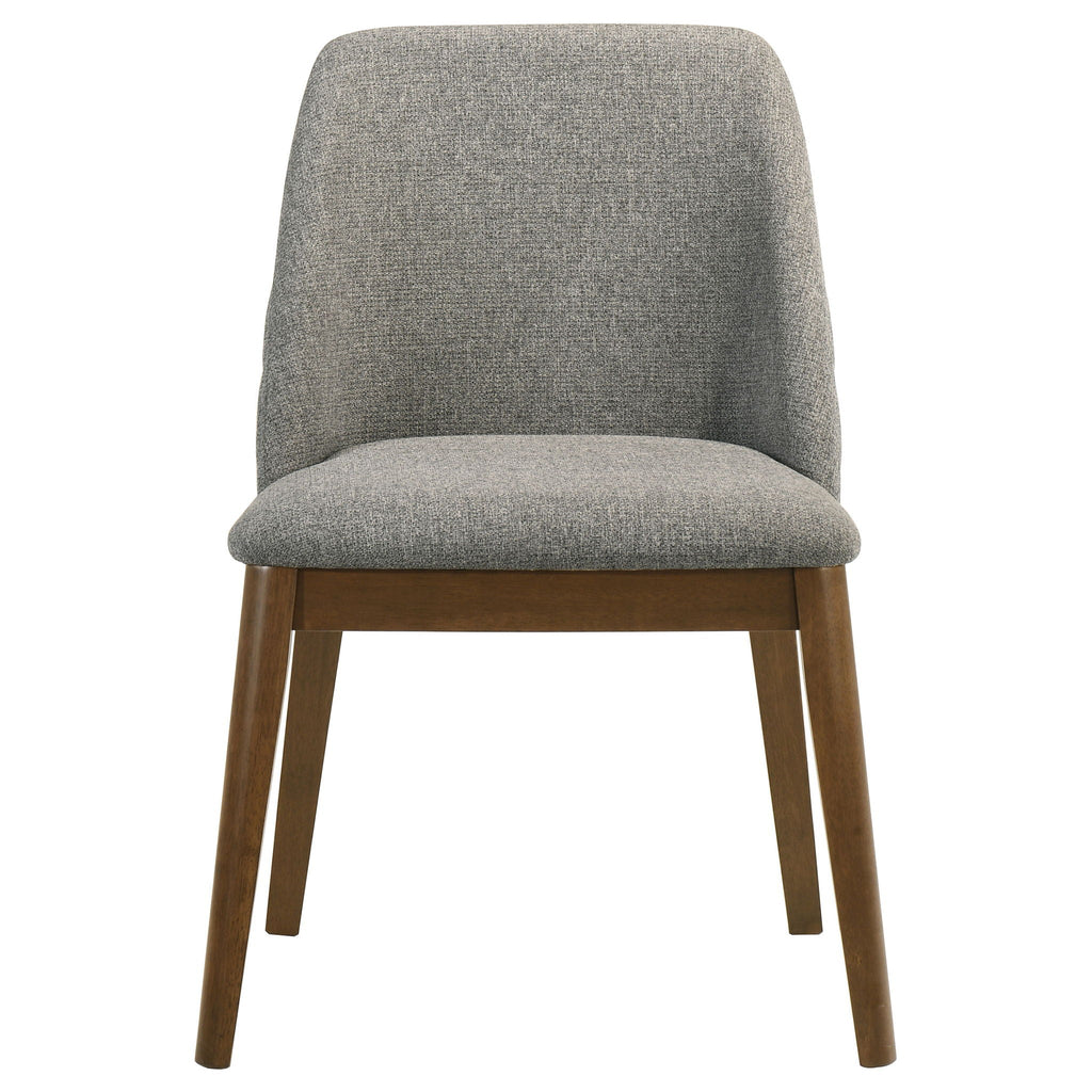 Franklin Upholstered Dining Side Chair Grey (Set of 2)