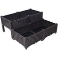 4 Piece Raised Garden Bed with Legs