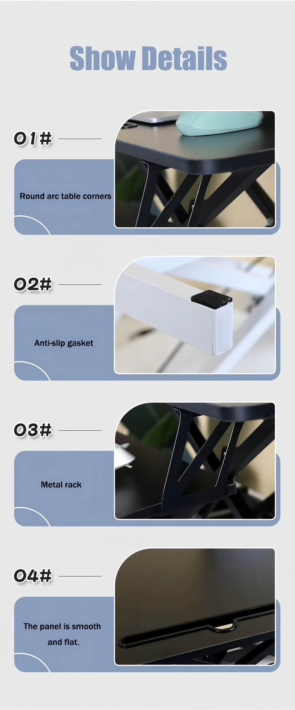 32 Inch Desk Converter