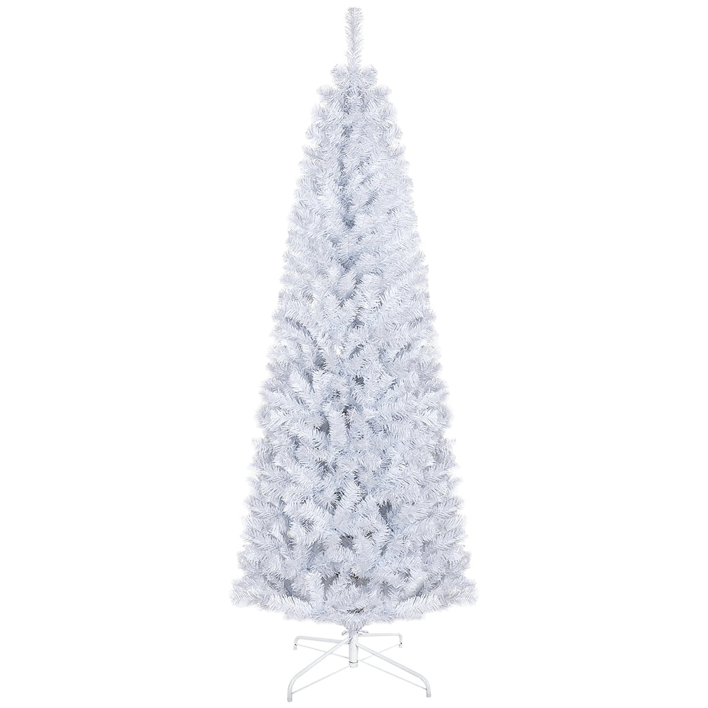 HOMCOM 6ft Pencil Christmas Tree