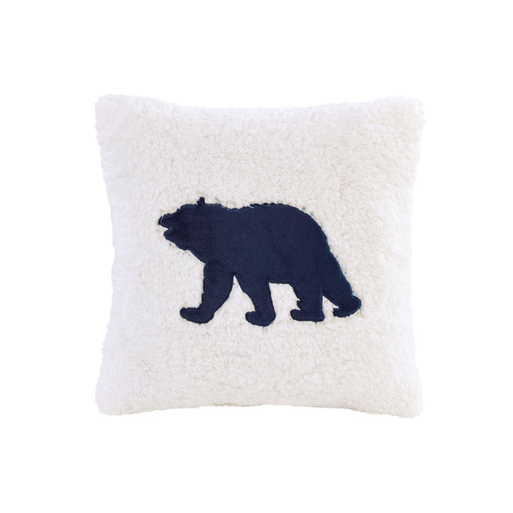Full/Queen Plush to Sherpa Down Alternative Comforter Set