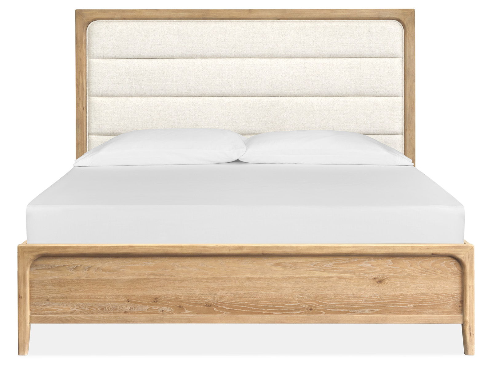 Somerset - Complete Panel Bed With Upholstered Headboard