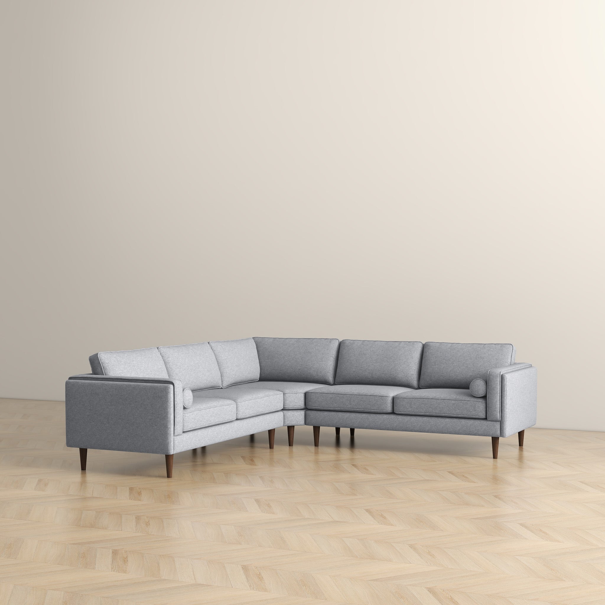 Amber Light Sectional Sofa