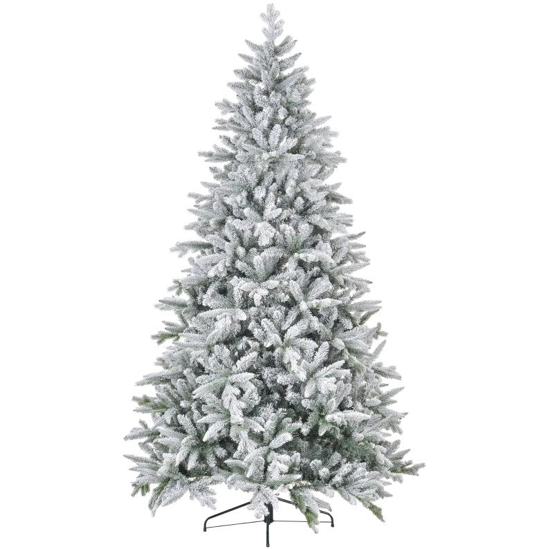 Artificial Flocked Christmas Tree with Snow Tips